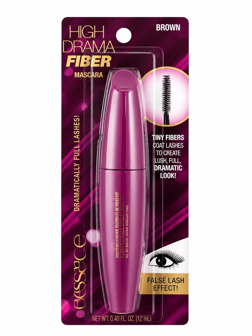 Believe Beauty High Drama Fiber Mascara – Brown